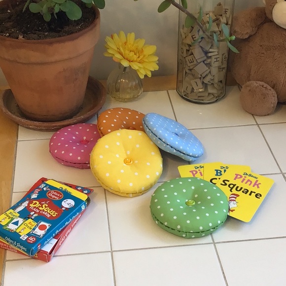 Other - 5 Colorful Fabric Card Holders